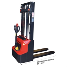 Electrical lithium stacker with 1200 kg load capacity - 