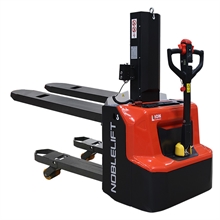 Lithium Electric Straddle Stacker with Initial Lift and Automatic Leveling 1200 kg - 
