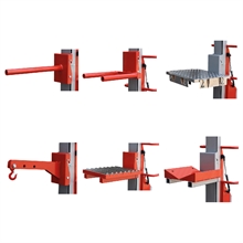 Semi-electric work positioner stacker with 500 kg capacity - 