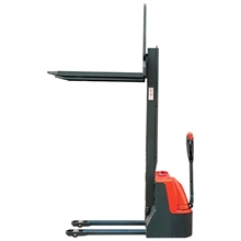 Single mast electric walkie stacker 1000 kg - 