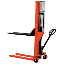 Single mast manual stacker 1000 kg - 