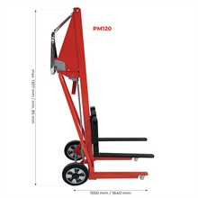 Mini manual stacker 120 and 150 kg - 