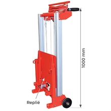 Portable manual mini stacker 80 kg - 