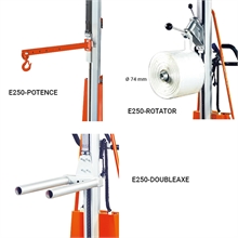 Semi-electric work positioner stacker 250 kg - 