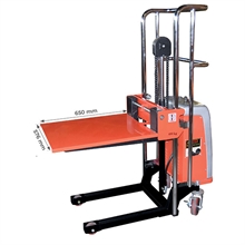 Semi-electric stacker 400 kg - 