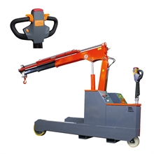 Motorized counterbalance shop crane 2000 kg up to 3 m extension - 