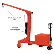 Counterbalance shop crane 550 and 750 kg - 