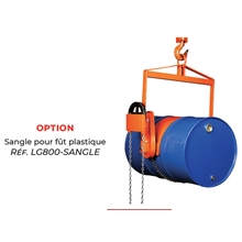 Drum lifter/dispenser with chain 360 kg - 