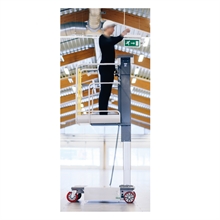 Motorized Mini Mast Lift with 4950 mm working height - 