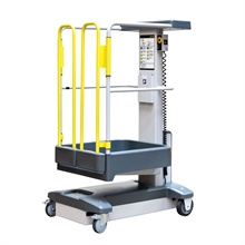 Semi-electric Mini Mast Lift with 3500 mm working height - 