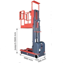 Motorized vertical order picker 300 kg - 