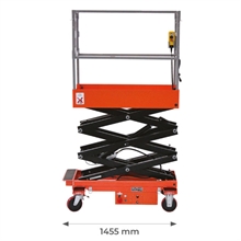 Semi-electric scissor access lift 240 kg - 