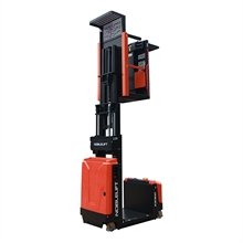 Motorised vertical mast stockpicker with lateral travel and working height up to 6,600 mm - 