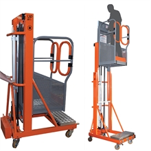 Semi-electric aluminium access platform 6 m working height - 