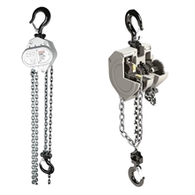 Ultra-light aluminium manual chain hoist - 