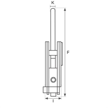 Vertical plate clamps 1000 to 5000 kg - 