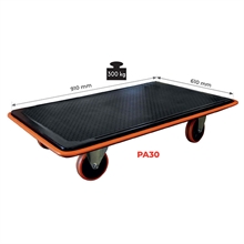 Steel platform dolly 150 and 300 kg - 