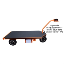 Powered platform truck 800 kg - 