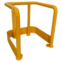 Poteau de sécurité diamètre 50 mm dimensions 600 x 600 x 650 mm - 