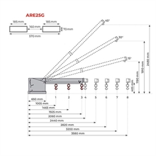 Adjustable extendable forklift jib 2500 kg - 