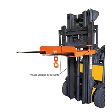 Forklift hoisting hook 1500 to 3000 kg - 