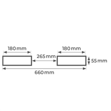 Extendable forklift jib 3000 kg - 