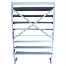 Rayonnage incliné / Étagère de picking 8 niveaux - 