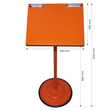 Floor stand A4 and A3 documents holder - 