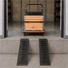 Anti-slip aluminium loading ramp 340 kg 910 and 1130 mm - 