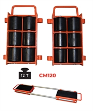 Adjustable load skates 6 to 24 ton - 