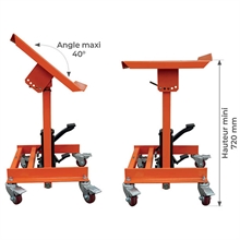 Tilting work table 150 kg - 