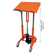Tilting work table 150 kg - 