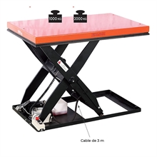 Budget electric lift table 1000 and 2000 kg - 