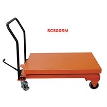 Mobile manual lift table 300 and 500 kg - 