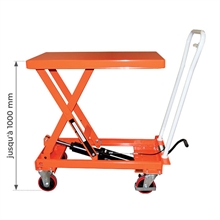 Premium manual lift table 150 to 1000 kg - 