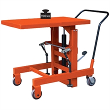 Manual lift table as adjustable workbench 900 kg - 