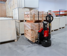 Electric lithium pallet truck with weighing system and printer 2000 kg - 