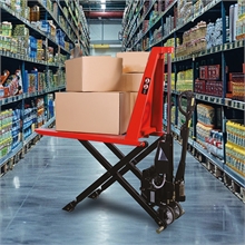 Electric high lift pallet truck with stabilisers 1500 kg - 