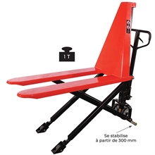 Manual scissor lift pallet truck 1000 kg - 