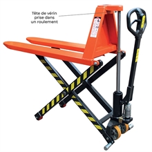 Manual scissor lift pallet truck 1000 and 1500 kg - 