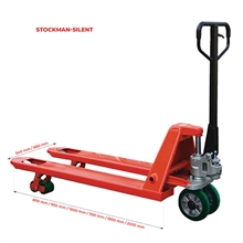 Manual Silent Pallet Truck 2500kg - 