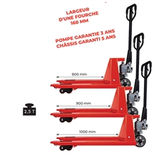 Premium manual pallet truck 2500 kg - 