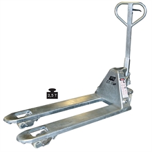 Galvanized premium manual pallet truck 2500 kg - 