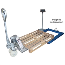 U-shape pallet weighing scale 1000 and 2000 kg - 