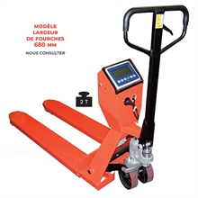 Weighing scale pallet truck 2000 kg - 