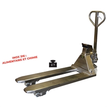 316 Stainless steel weighing scale pallet truck - 