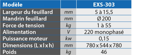 tabs - EXS-303