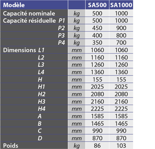 Stockman  Grue d'atelier manuelle encadrante 500 et 1000 kg - SA