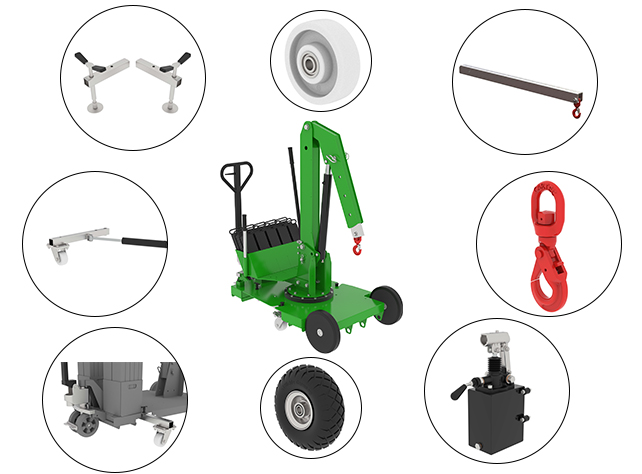 Accessoires de grues d'atelier
