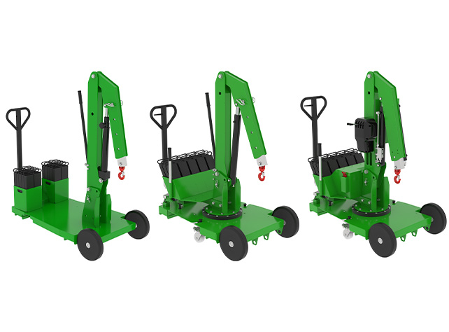 Grues repliables et transformables